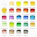 Artify Watercolor Field Sketch Set - 24 Assorted Colors with 3 Brushes - Perfect Watercolor Pan Set for Watercolor Paintings & Cartoons - Mini Travel Watercolor Kit