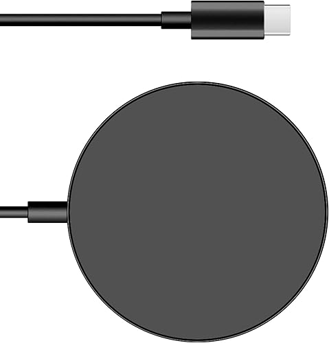 xiwxi Cargador inalámbrico magnético rápido de 15 W compatible con cargador MagSafe, almohadilla de carga inalámbrica para iPhone 1515 Plus15 Pro15