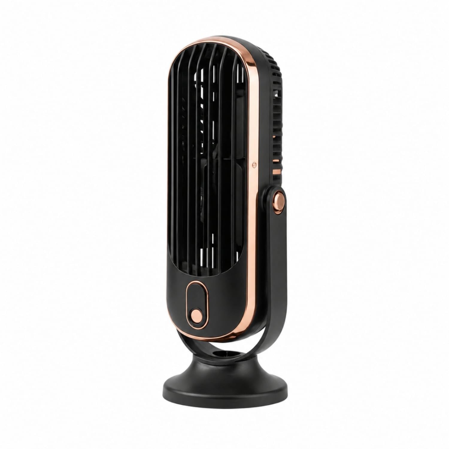 5-Speed USB Fan with LED Screen Adjustable Rechargeable Fan with Standing Base Cordless Portable for Office Workers, Students, Desk, Dorm Room, Bedroom, Black-image-25