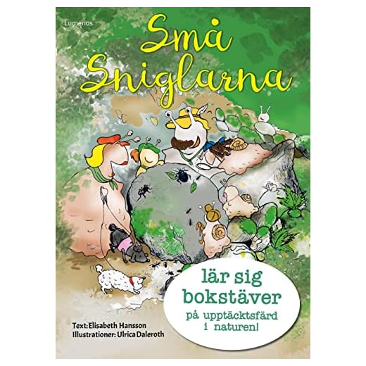 Småsniglarna lär sig bokstäver på upptäcktsfärd i naturen