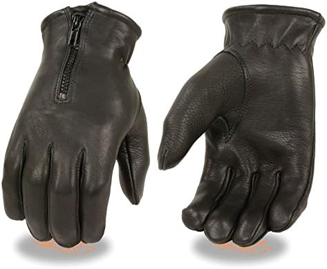 Men's Assortment Of Size LARGE Black DEERSKIN Leather Unlined Driving Gloves