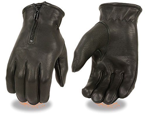 Men's Assortment Of Size LARGE Black DEERSKIN Leather Unlined Driving Gloves