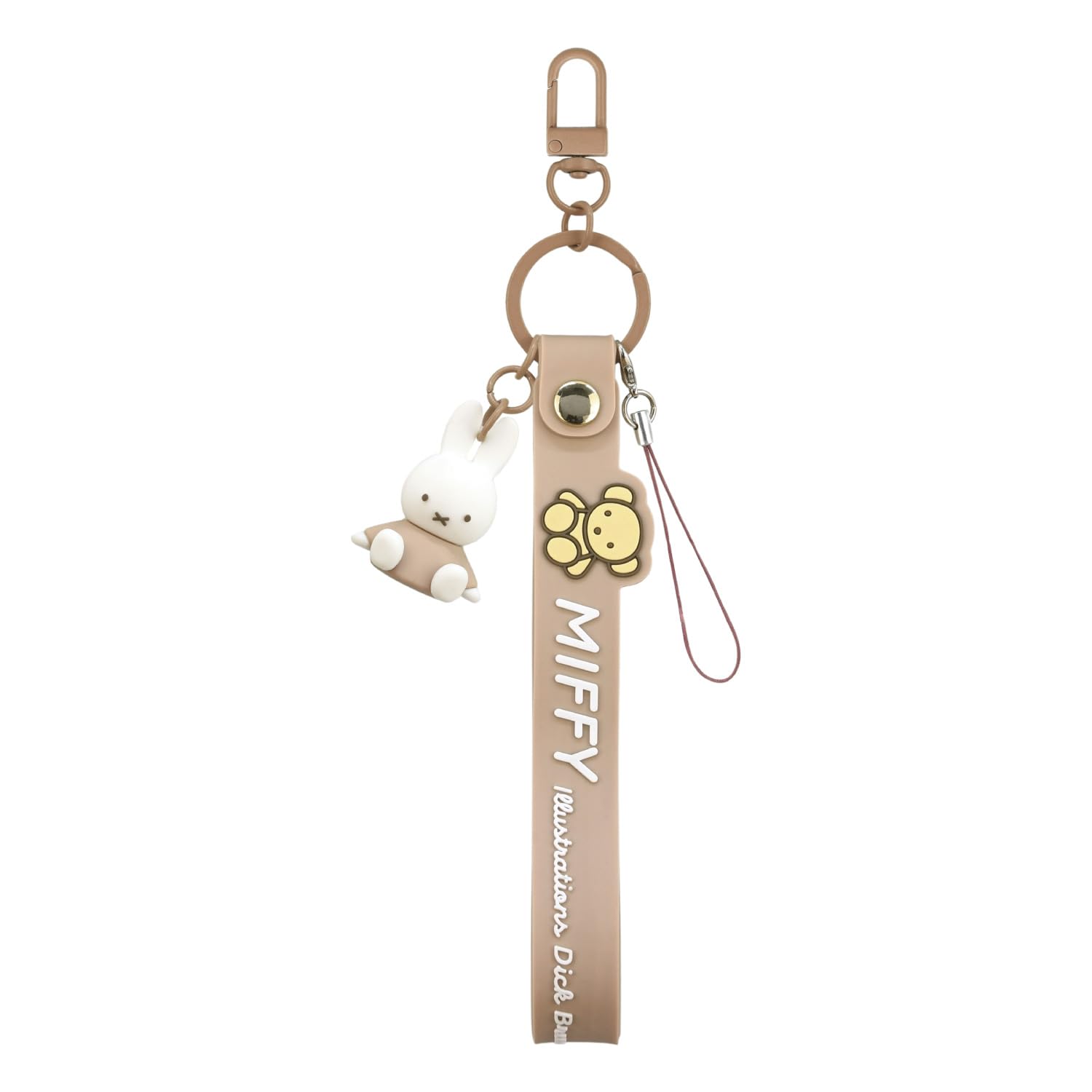 ミッフィー ストラップ miffy ミッフィー ストラップ付きキーホルダー タイトー限定