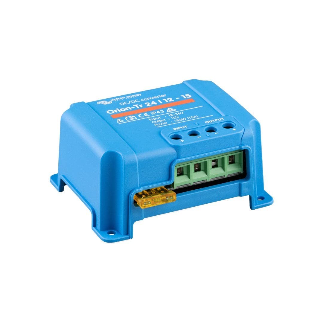 Victron Energy Orion-Tr IP43 24/12-Voltios 15 amperios 180-Vatios Convertidor de CC a CC No Aislado