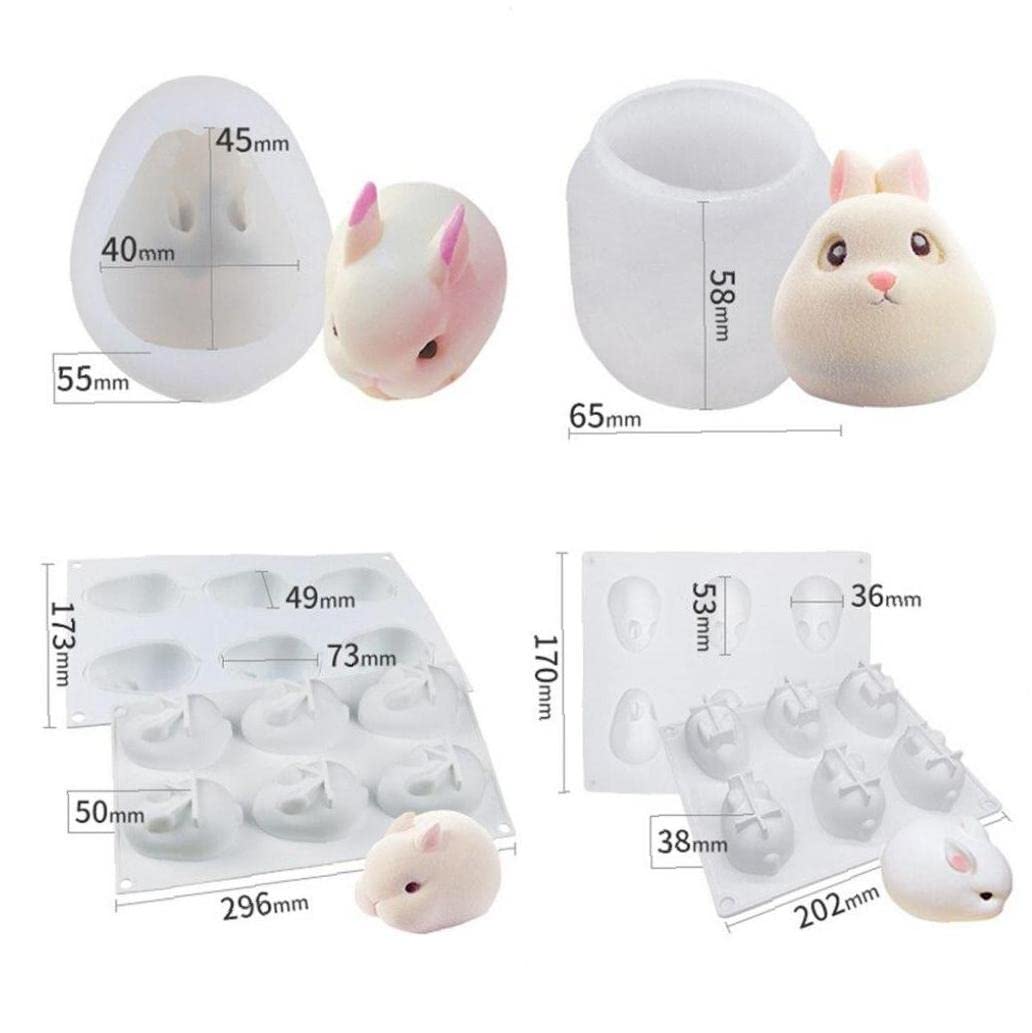Amazon.co.jp: ウサギ チョコ型 チョコレート 型 シリコンモールド