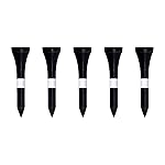 Zivisk Wooden Golf Tees 2-1/8 inch 100 Count, 2.25 Short Golf Wood Bamboo Tees(Natural Color,54mm)