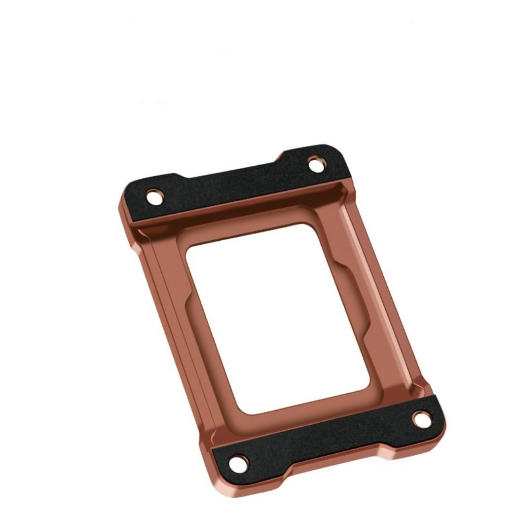 Purple Copper CPU Contact Frame for LGA 1700, 70x50x6mm, 17XX-BCF Bracket, Intel 12th/13th/14th Gen Anti-Bending Buckle