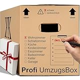 [POIGNÉES RÉSISTANTES AUX DÉCHIRURES] ✅ : Le carton de déménagement professionnel offre un confort de transport optimal grâce à son triple renfort de poignée. Ces poignées innovantes, combinées à une bande de renfort unique sous la poignée, assurent une résistance à la déchirure supérieure à celle des autres cartons de déménagement. Transportez vos biens en toute sécurité et confort, en faisant confiance à nos cartons conçus pour améliorer votre expérience de déménagement grâce à l'innovation.