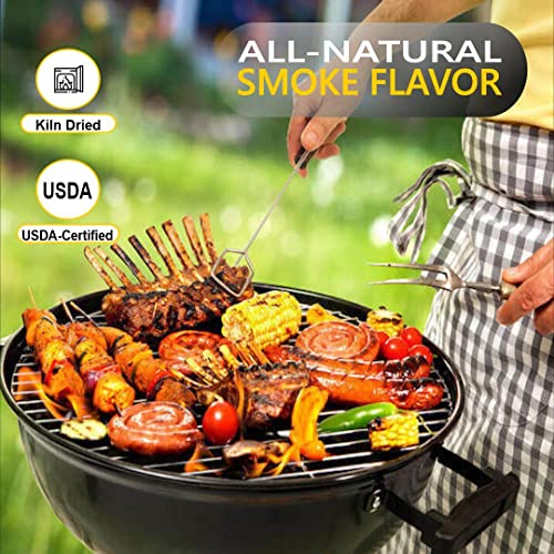 Smoker-Wood-Chunks-13-16-lbs-for-Grilling-Smoking-and-Wood-Fire-Cooking-2-x-3-Inches-Hickory-790-Cu-in