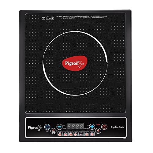 Pigeon by Stovekraft Copper Coil Rapido Cute Induction Cooktop (Black