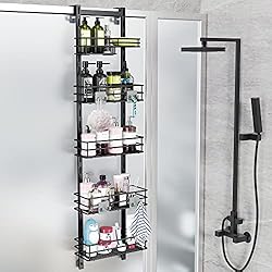 Bathroom organizer shower over door caddy