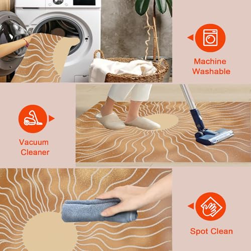Paillasson antidérapant et lavable en machine pour entrée et cuisine
