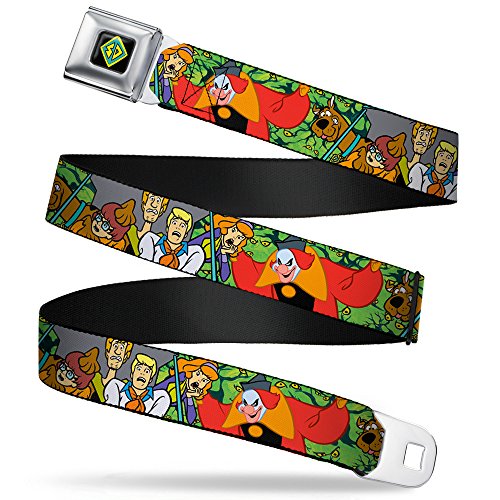 Buckle-Down Belts Buckle-down Seatbelt Scooby Doo Wsd016 Belt, Multicolor, 1.5 Wide - 24-38 Inches in Length US