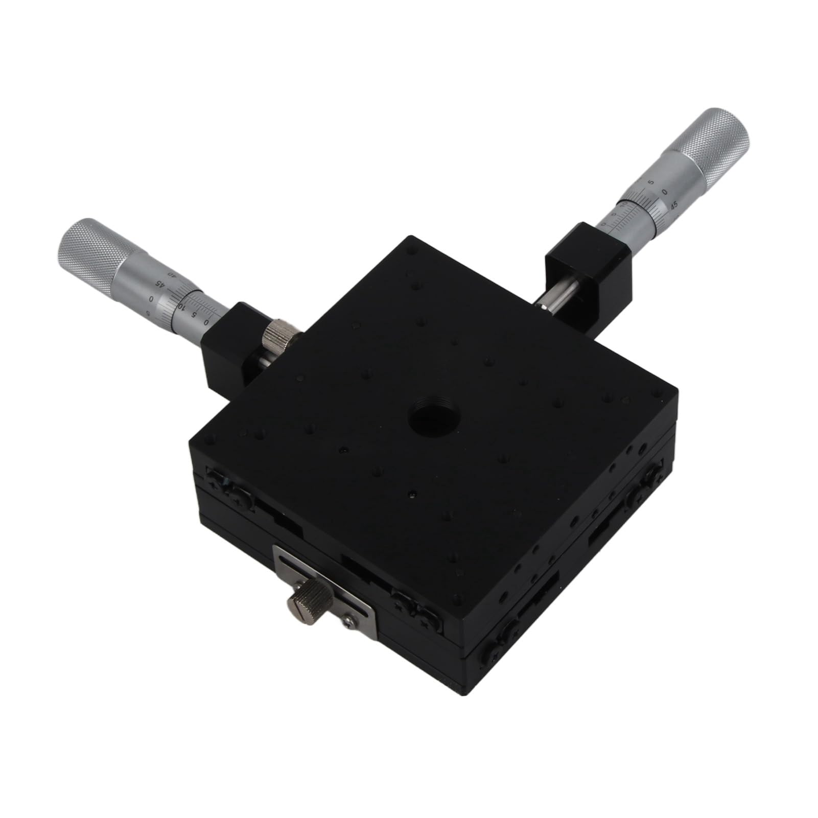XY-Lineartisch, SEMY100 AC-Mikrometer, manueller Präzisions-Lineartranslationstisch, Verschiebung, Trimmlager, Schiebetisch, Kreuzrollenführung, XY-Achse, 100 x 100