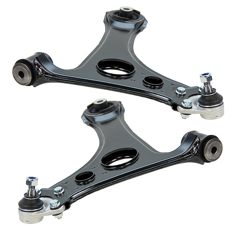 BESTPRICE 2x braccio di controllo asse anteriore inferiore sinistro e destro, 2x asta di accoppiamento anteriore, 2x estremità del tirante, compatibile con OPEL ASTRA H, ZAFIRA FAMILY B