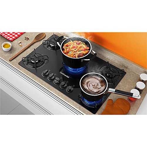 Cooktop KC5GP 5 bocas e mesa em vidro temperado BIVOLT