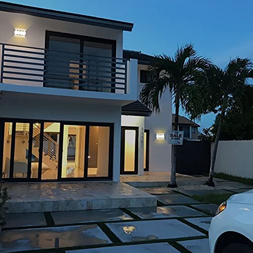 KAWELL 8W Modern Wall Lamp LED Wall Light Up Down Aluminum Wall Wash Light Indoor Outdoor Waterproof IP65 for Bathroom Porch Bedroom Corridor Living Room Stairs Hallway - Image 4