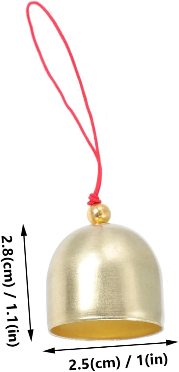 Yardwe 30pcs Christmas Bells Craft Bell Ornaments for Festive Decorations Alloy for Holiday Parties Creative Pendant Accessories for Christmas Themed Scenes