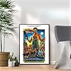 Big Trouble In Little China, 80s Movie Print Vintage Nostalgic Film Poster, A4 and A3 Frame Options, Home, Pub, Café, Bar Decoration Wall Art Print, House gift for movie lovers (A4 Framed (Black)) #1