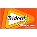 Trident Tropical Twist Sugar-Free Chewing Gum, 6 Pocket Packs of 28 Pieces (168 Total Pieces)