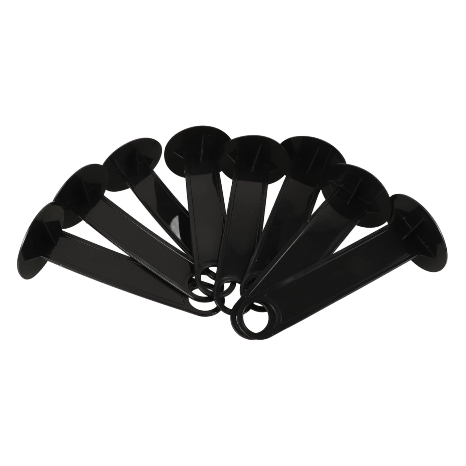 Toyvian Support de Rangement pour Plots de Marquage Football, Plateau Disque PP Noir, 8 Pièces