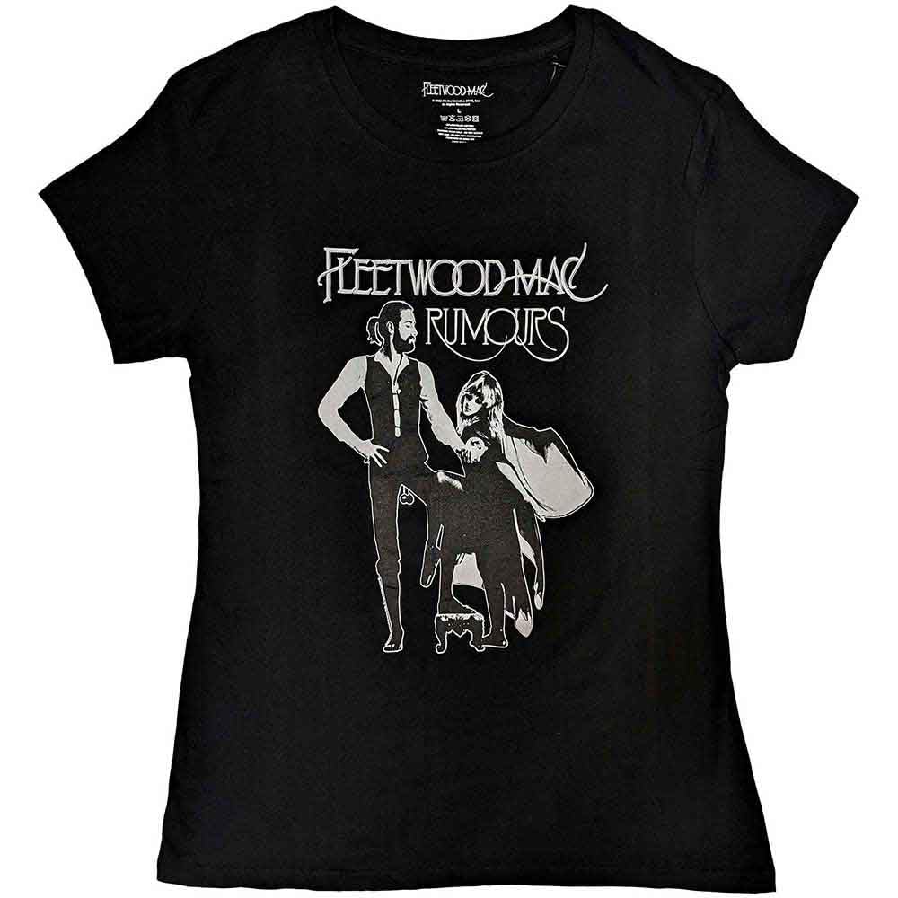 Ladies Fleetwood Mac Rumours Official Tee T-Shirt Womens Girls (X-Large) Black