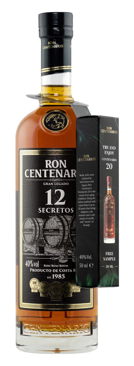Centenario Rum 12 Secretos + MINI 20er 40%-700ml