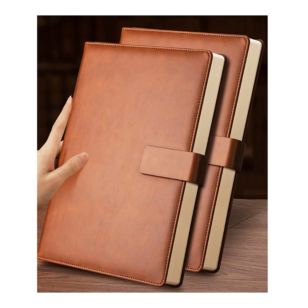 taccuino Notebook addensato A4 Blocco note di cuoio del notebook addensato Blocco note per il diario orizzontale 2 pacchetti adatti per ufficio domestico per ufficio ufficio Scolastico ( Color : B )