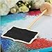 12 Piece Mini Rectangle Blackboard Vintage Chalkboard Place Card Holder Stand for Dessert Table WordPad Message Board Holder Clip For Wedding