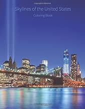 Skylines Of The United States Coloring Book (Volume 1)