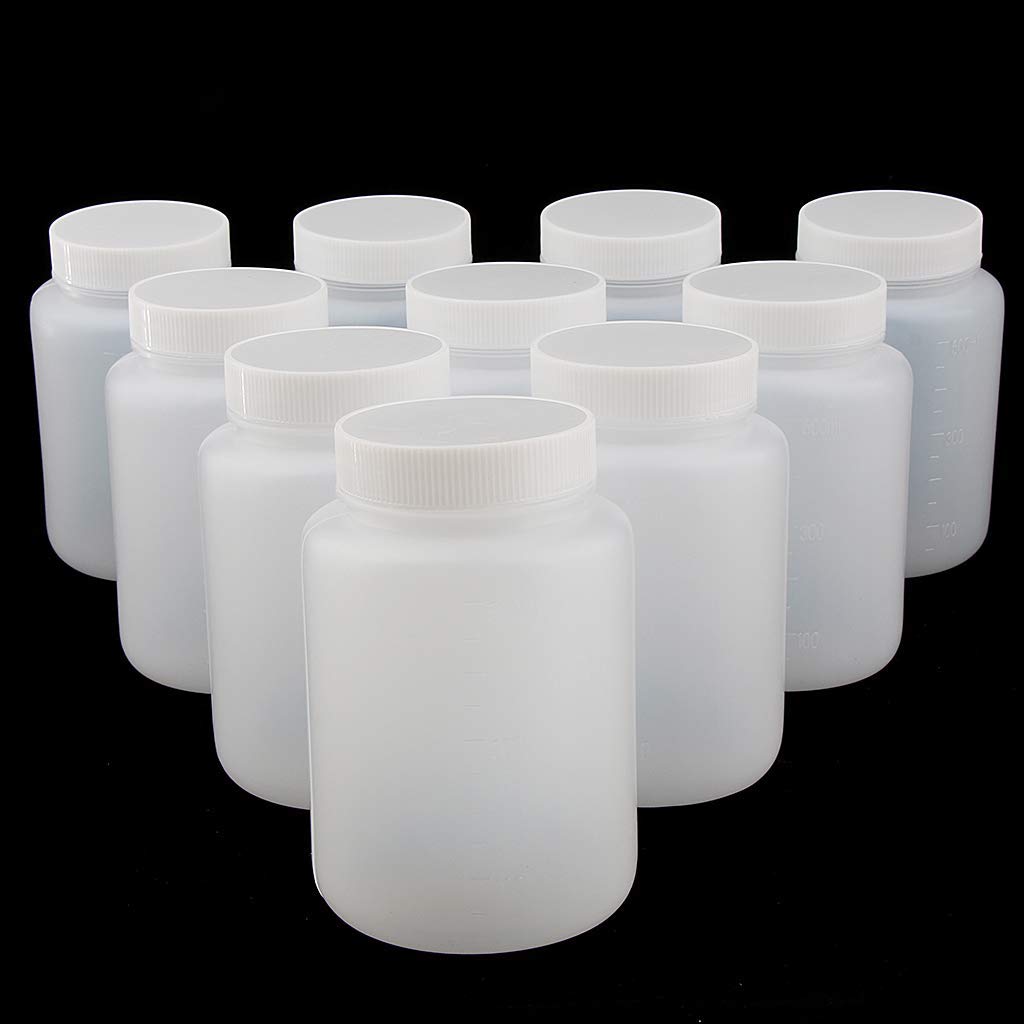 Labor-Weithalsflasche 500 Ml – Weiß, Kunststoff, Produktbild-Vorschau 5
