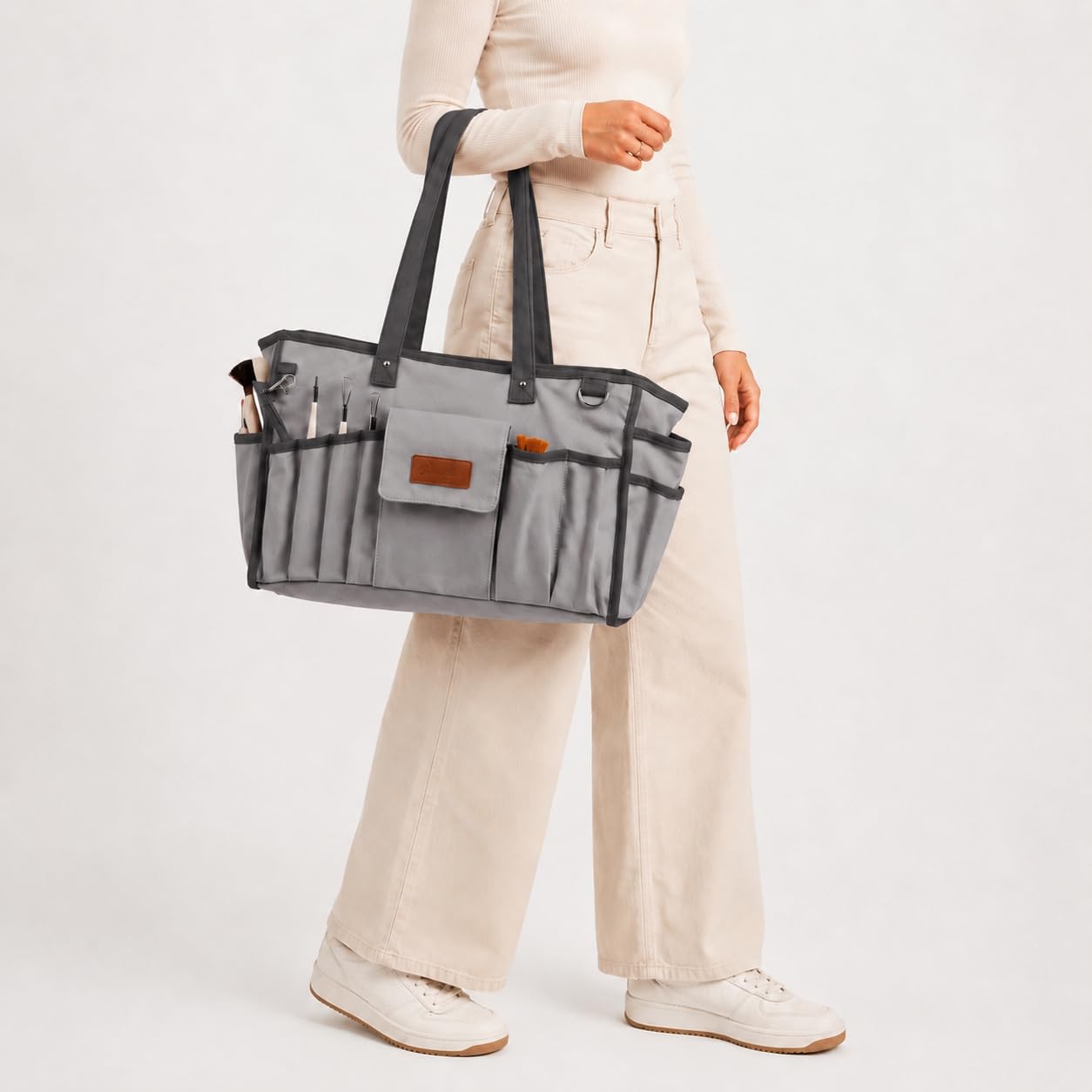 SIMONIN Borsa per attrezzi per ceramica e artigianato, borsa organizer in