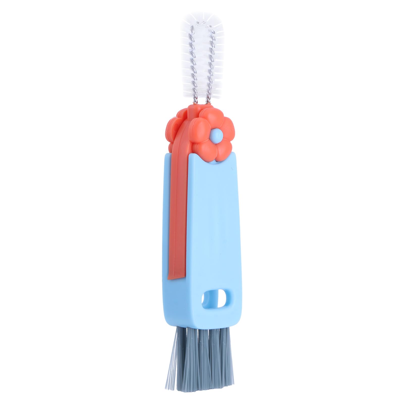 3 Pezzi 3 In 1 Spazzola Pulizia,Scovolino Bottiglie,Spazzola Portatile per La Pulizia Delle Fessure,Spazzolino per Bottiglie Per Fessure Di Bottiglie, Tazze In Spazi Ristretti,Tazze Da Caffè