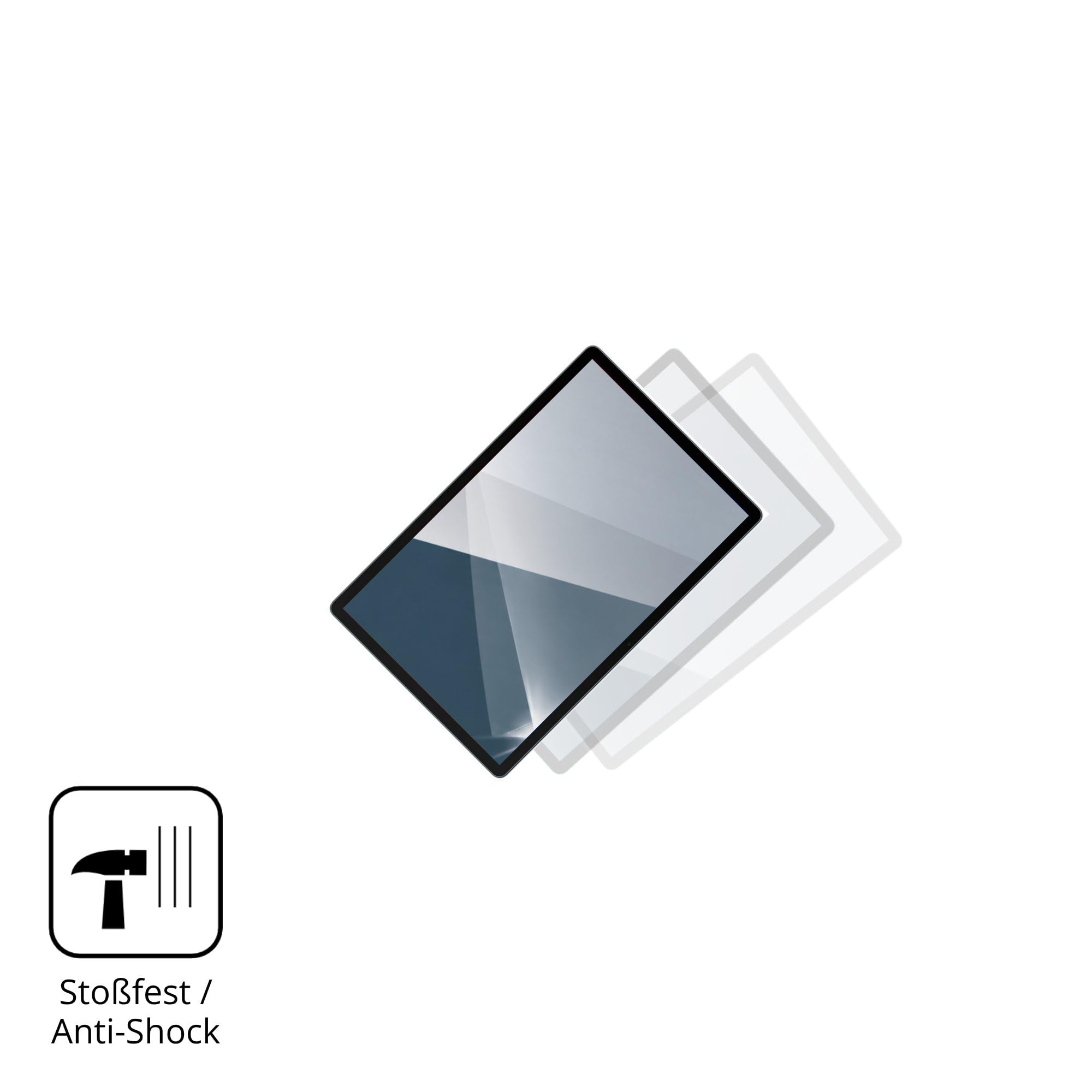 dipos 2x Pellicola Protettiva 9H trasparente per Doogee U14 | Non si rompe e non si scheggia, non è vero vetro, Anti-Shock, si adatta perfettamente, antigraffio, senza bolle, autoadesiva