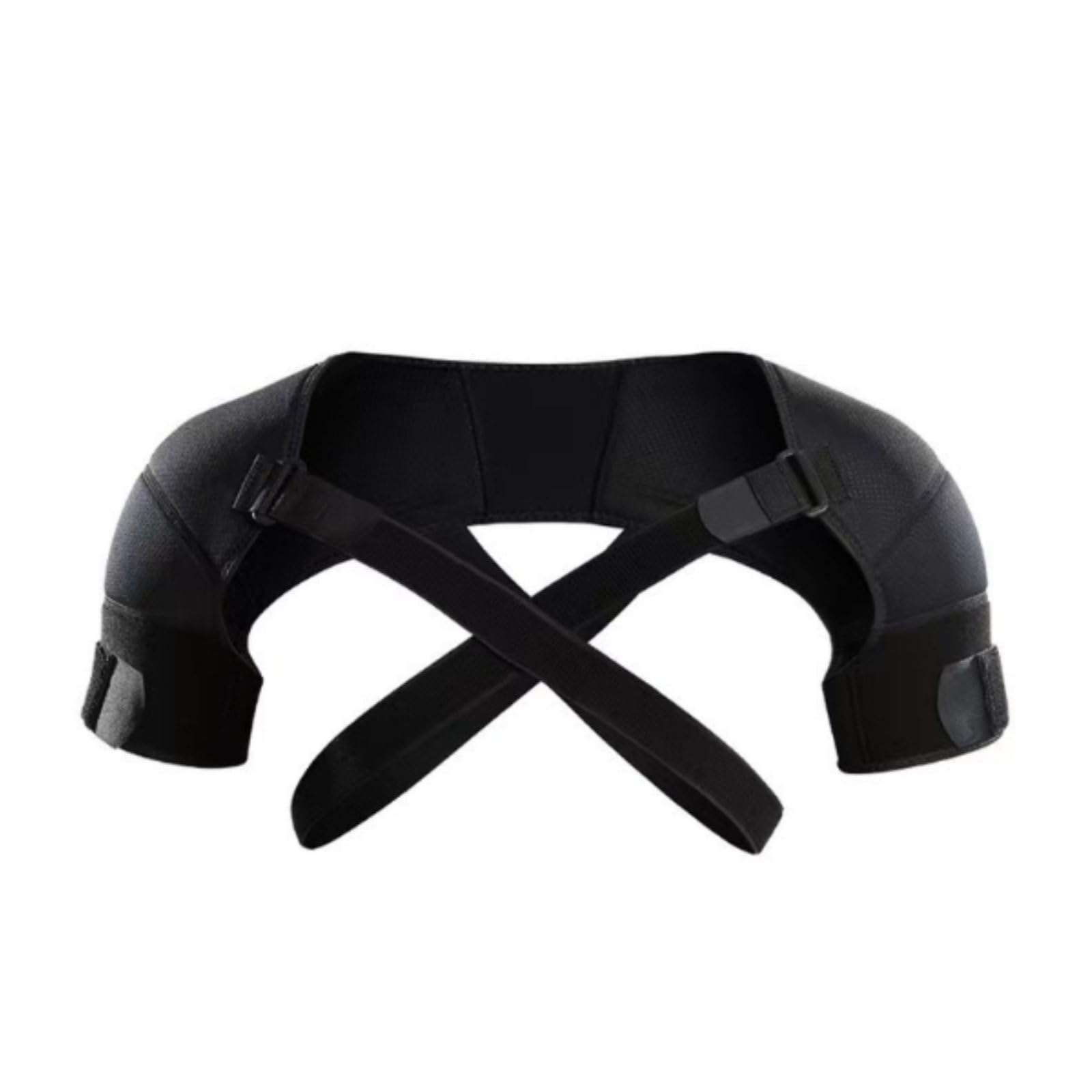 Bi-Directional Adjustment Double Shoulder Support Strap Breathable -Strap Shoulder Harness Injury Protection Posture Corrector Pain Relief for Athletes, Gym, Xxl-3xl-picture-10