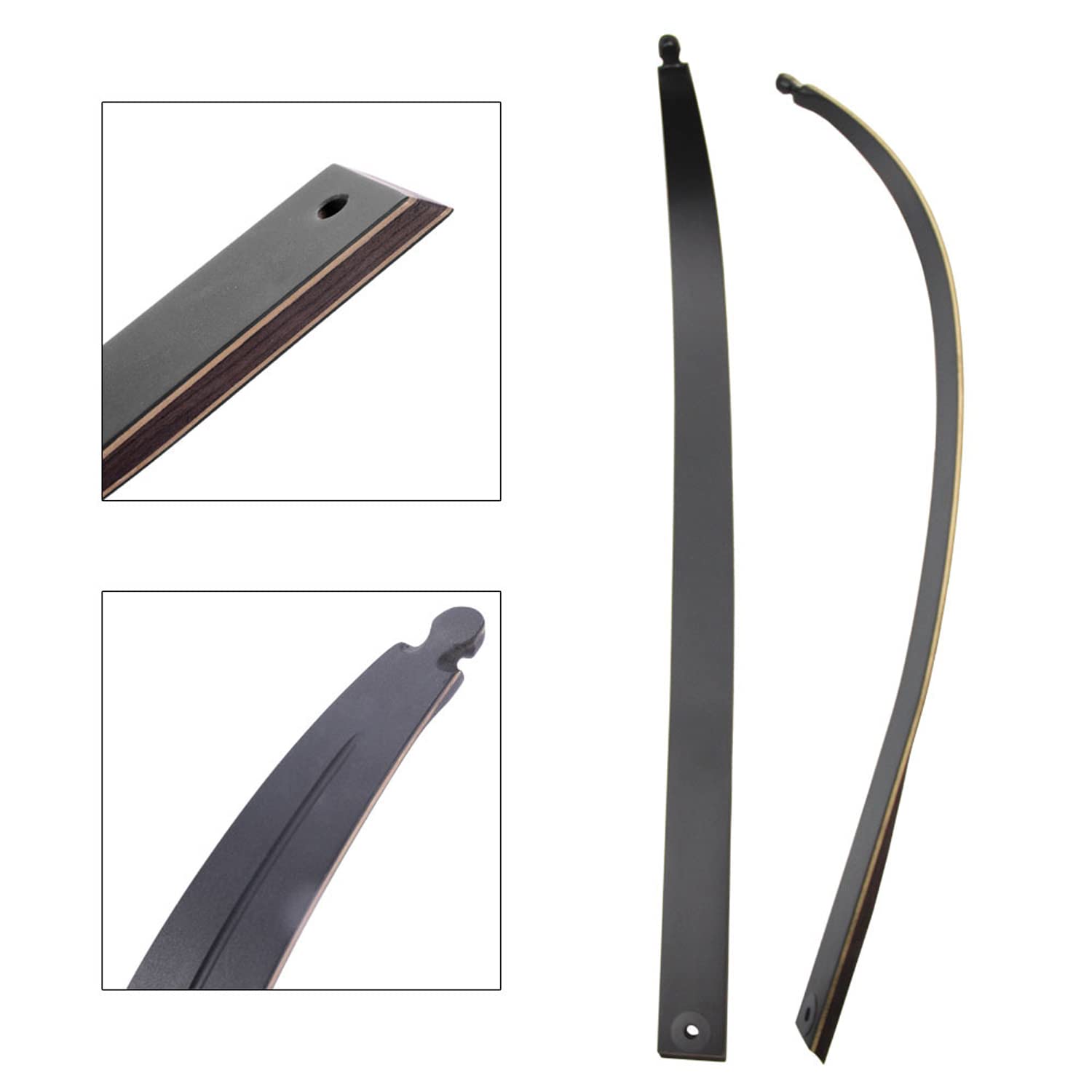 SinoArt Takedown Recurve Bow Original Limbs Only 25-65LBs for Right&Left Hand (Right Hand, 30Lbs)