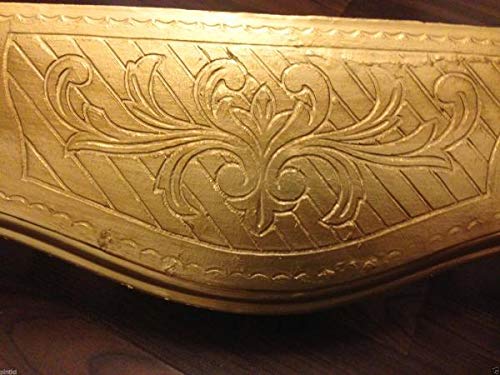 Enorme Console Avec Miroir De Style Baroque En Bois Doré, Marbre Beige