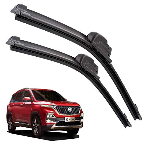 Image of Euro Care Windshield Car Wiper Blades Compatibility with MG Hector (Model : 2019-Till Date) - Set of 2Pc D-24,P-16