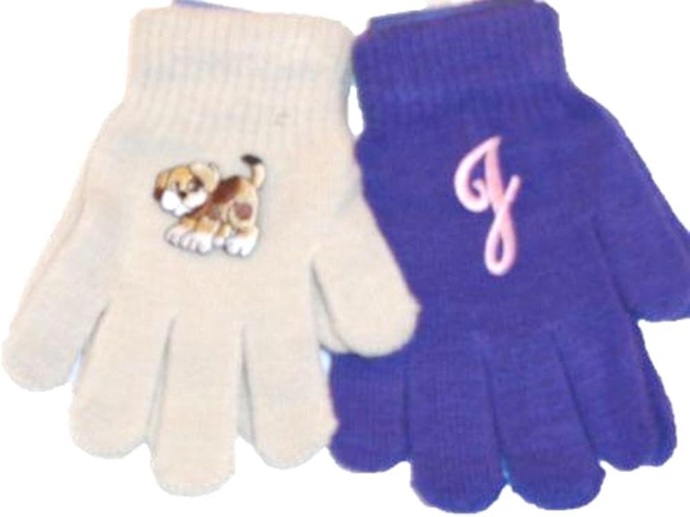Two Pairs of One Size Black Magic Stress Gloves for Infants Ages 1-4 Years