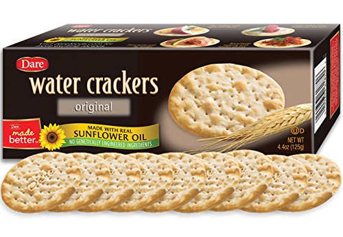 Dare Original Water Crackers – Healthy Entertaining Snacks with 0 grams of Trans