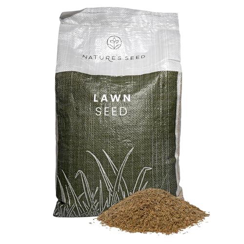 Nature’s Seed Fine Fescue Turf Grass Seed Mix Blend, Shade-Tolerant, Low Water, Cool-Season, for...