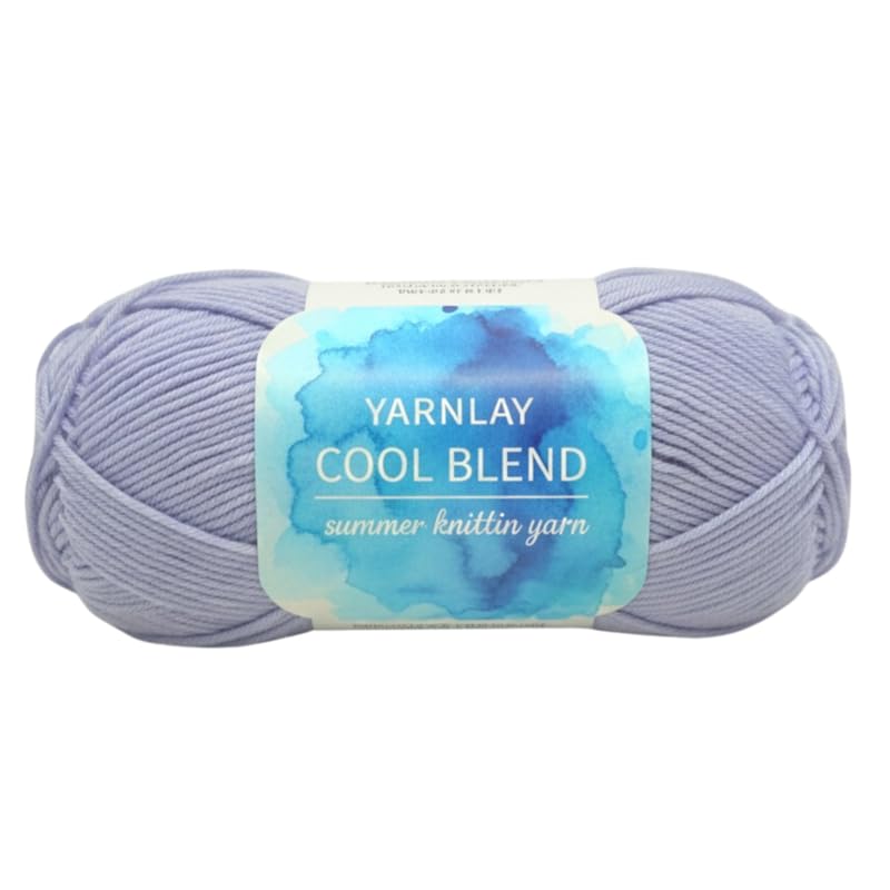 Image of Yarnlay Cool Blend - Premium Poly-Viscose Knitting Yarn | Soft & Lightweight Crochet and Knitting Yarn for Apparel, Baby Wear & DIY Crafts | 100 GMS Ball |YCB 11 Lavender