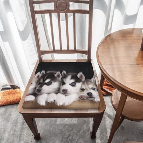 Coussin Husky mousse mémoire de forme galette de chaise bureau lavable - 6