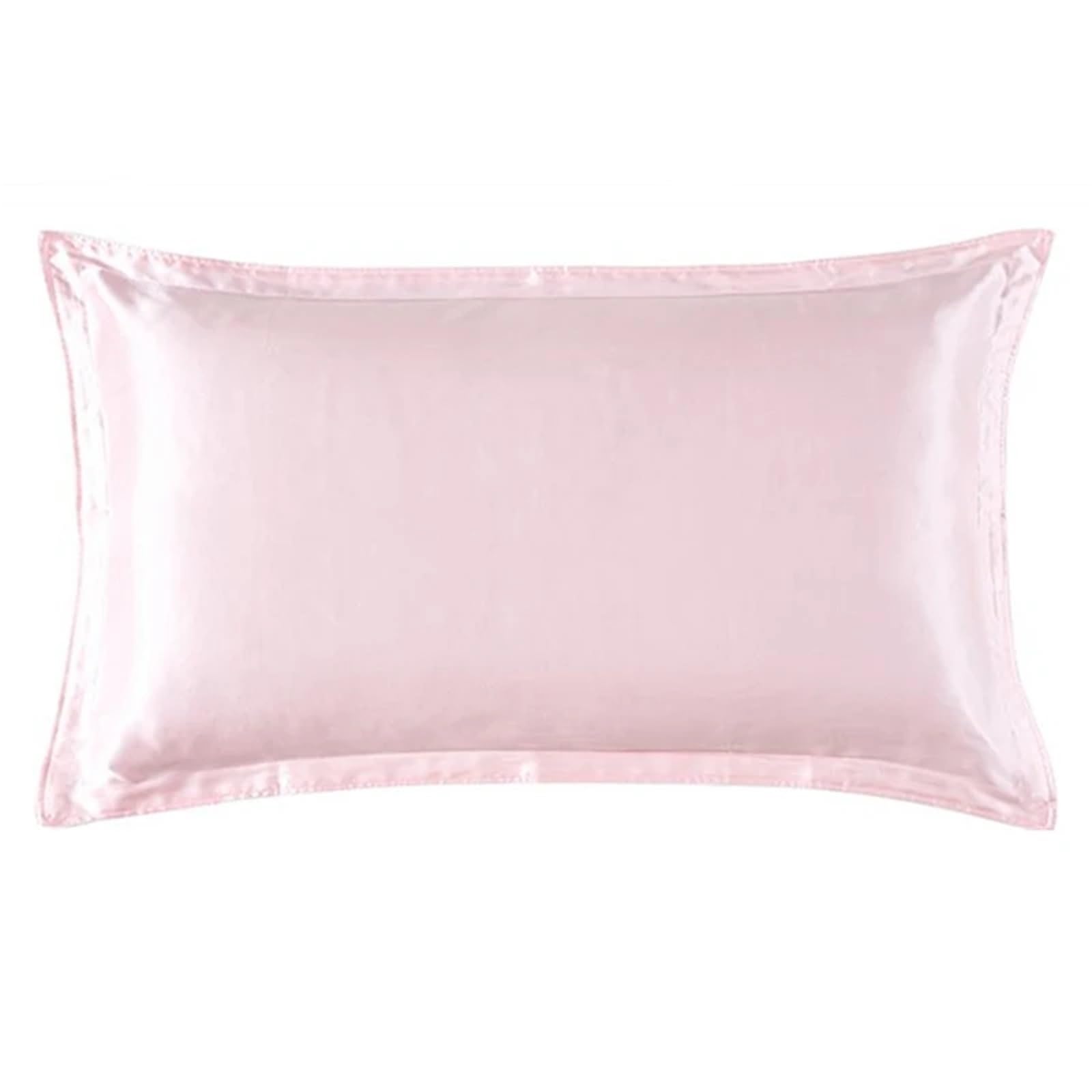 Funda de Almohada 19MM, 1 Unidad, Funda Seda Morera en Ambos Lados, sobre, Colores Lisos, cómoda y Transpirable(Champagne,51x91 cm)