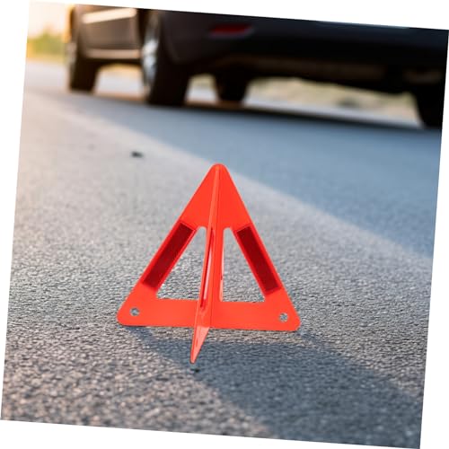 Cabilock Reflective Warning Triangle Kit Reflective Device for Cars Folding Roadside Triangles for Breakdown Scenarios Portable Vehicle Safety Gear - Image 6