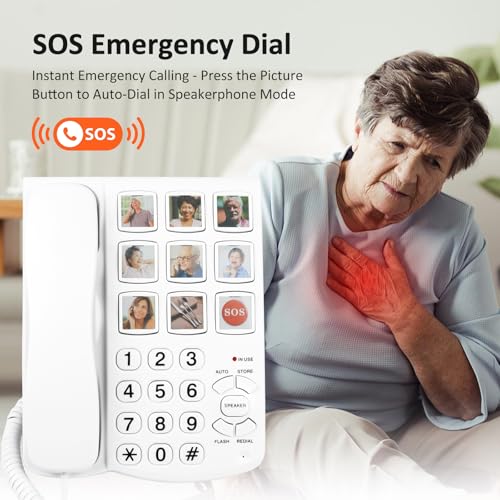 Téléphone fixe pour personnes âgées : ne manquez plus aucun appel grâce à la sonnerie forte - 3
