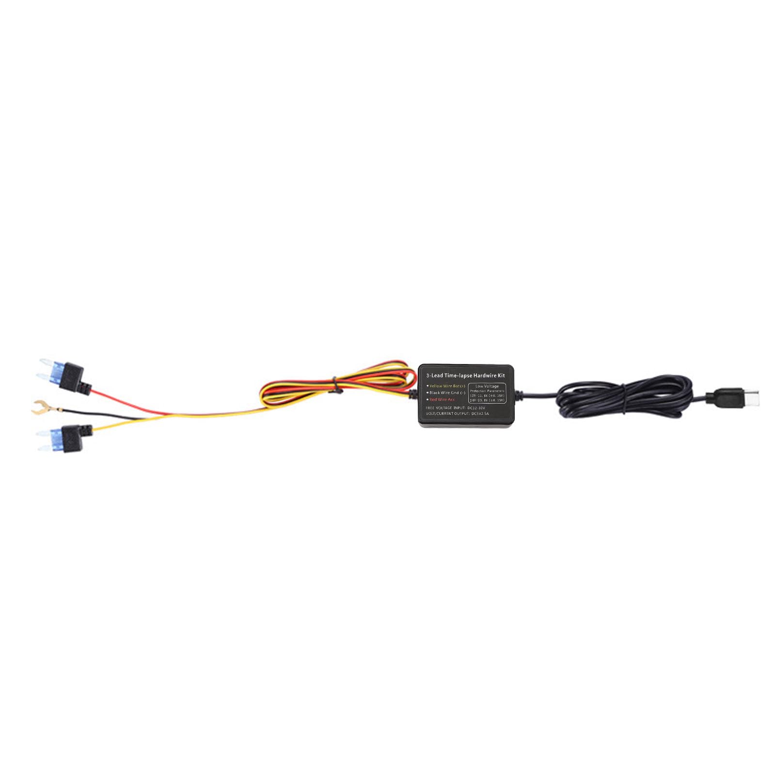 Dash Cam Hardwire Kit Car Dash Camera Charger Power Supply Type C Dash Cam Hard Wire Kit 12V