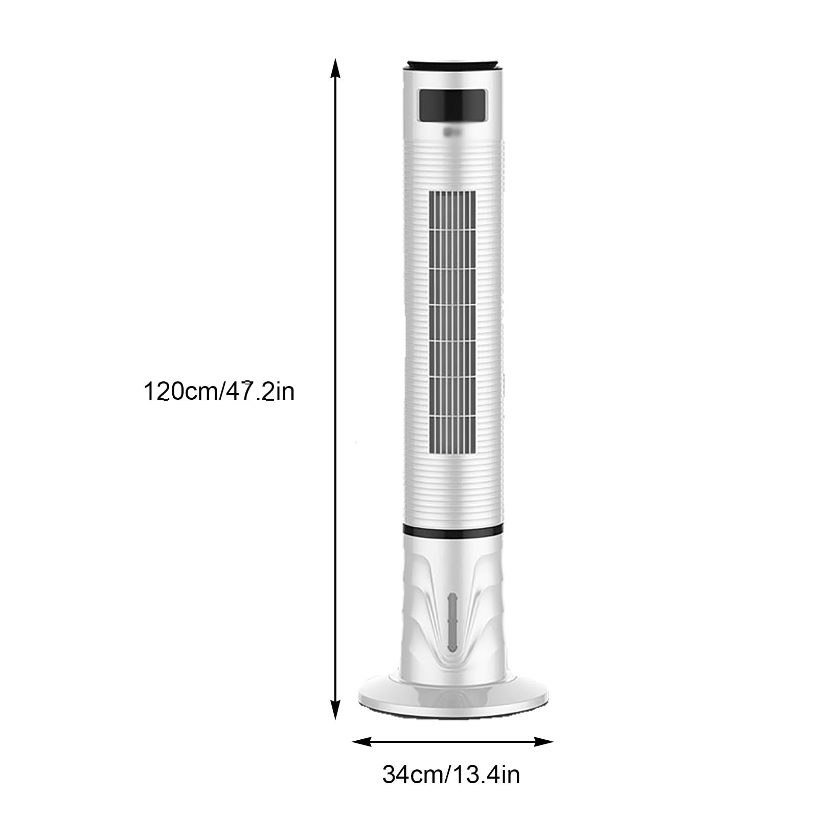 Aire Acondicionado Portátil Industrial, Depósito de Agua de 4L, Oscilación Amplia de 80° con 3 Velocidades, para el Hogar