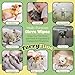 FURRYTIME Pet Cleaning Glove Wipes for Dogs & Cats, 6 Gloves, Hypoallergenic Pet Wipes Disposable No-Rinse Grooming, Extra Thick Bathing Wipes, Pet Dry Cleaning Paws, Coat, Ears, Eye Area, Butt