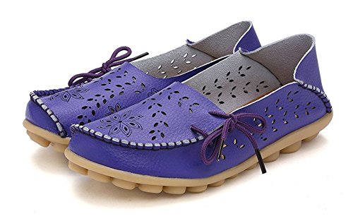 Image of VenusCelia Women's Breathable Comfort Walking Office Flat Loafer